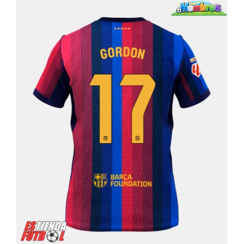 Barcelona Anthony Gordon #17 Primera Equipación 2026-27 Manga Corta